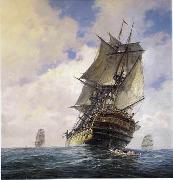 unknow artist Seascape, boats, ships and warships. 82 France oil painting reproduction